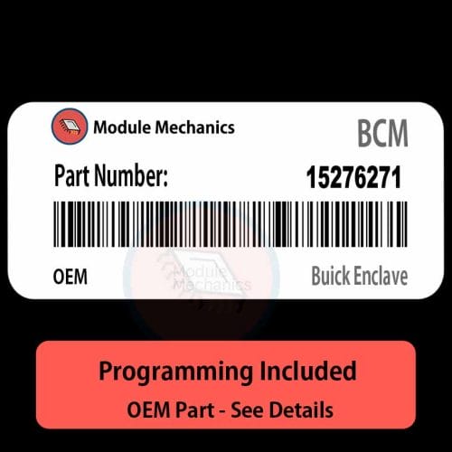 15276271 BCM with PROGRAMMING - VIN & Security | Buick Lucerne | Body Control Module / Unit OEM BCU