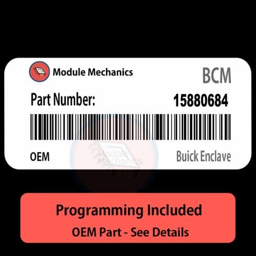 15880684 BCM with PROGRAMMING - VIN & Security | Buick Lucerne | Body Control Module / Unit OEM BCU