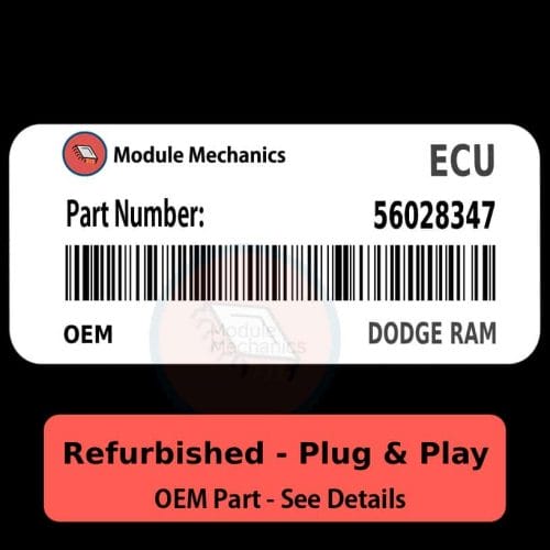 56028347 ECU - PLUG & PLAY - | Dodge Ram | ECM PCM BCM Engine Control Computer OEM