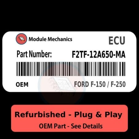 F2TF-12A650-MA ECU - PLUG & PLAY |  Ford F-150 / F-250 | ECM PCM BCM Engine Control Computer OEM