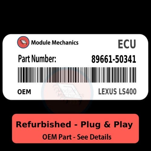 89661-50341 ECU - PLUG & PLAY |  Lexus LS400 | ECM PCM BCM Engine Control Computer OEM